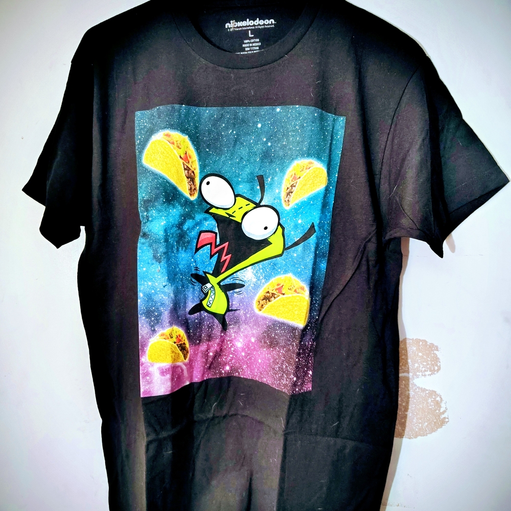 Nickelodeon Black Tee with Vibrant Graphic